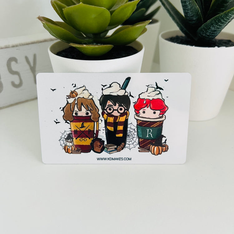 HP WIZARD | ALUMINUM WASHI CARD