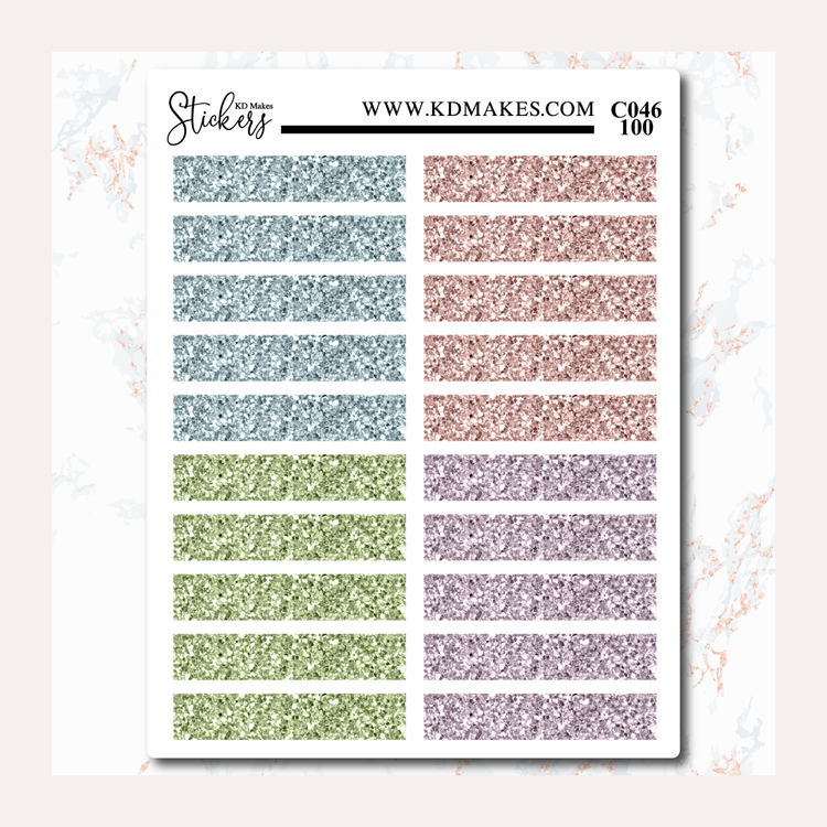 JUNE'S LIMITED EDITION COLLECTION - GLITTER HEADERS