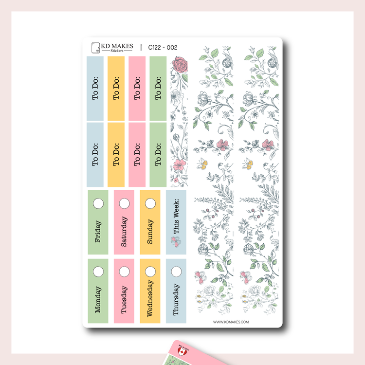 C122 | WEEKLY VERTICAL KIT