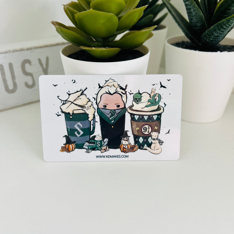 HP WIZARD | ALUMINUM WASHI CARD