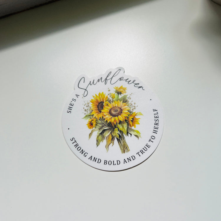 SUNFLOWER | DIE CUT STICKER