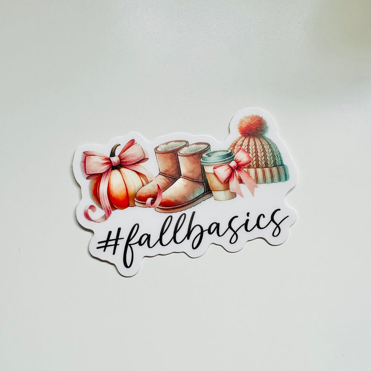 #FALLBASICS | DIE CUT STICKER