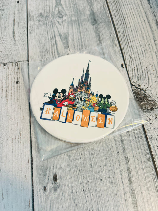 Halloween Disney - Ceramic Coaster - GLITCH