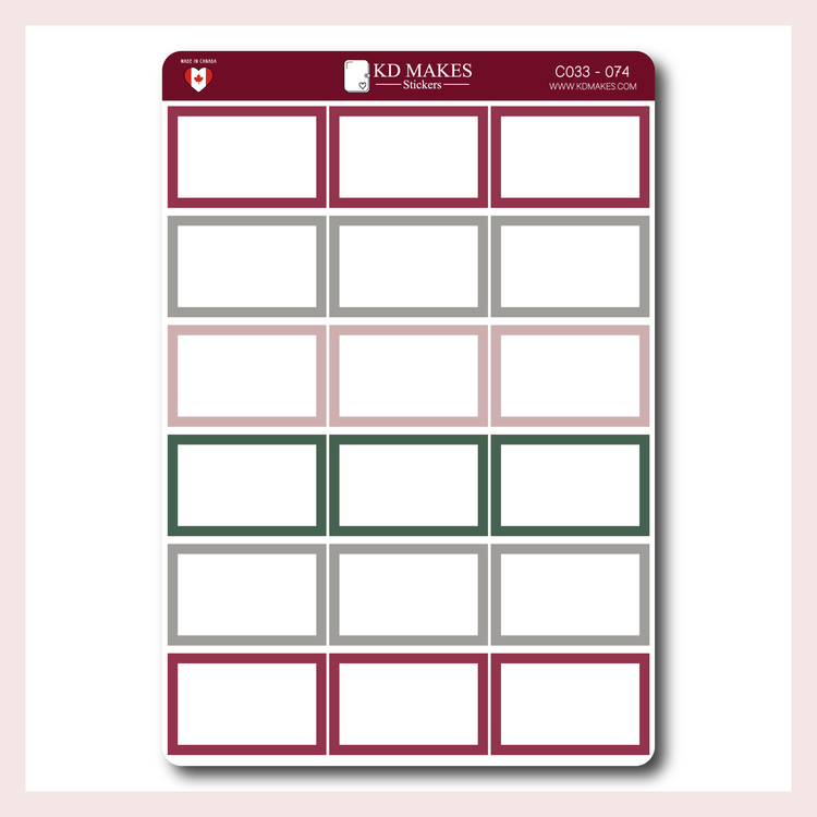 C033 | Woodland Floral Functional Stickers for Standard Vertical Planners