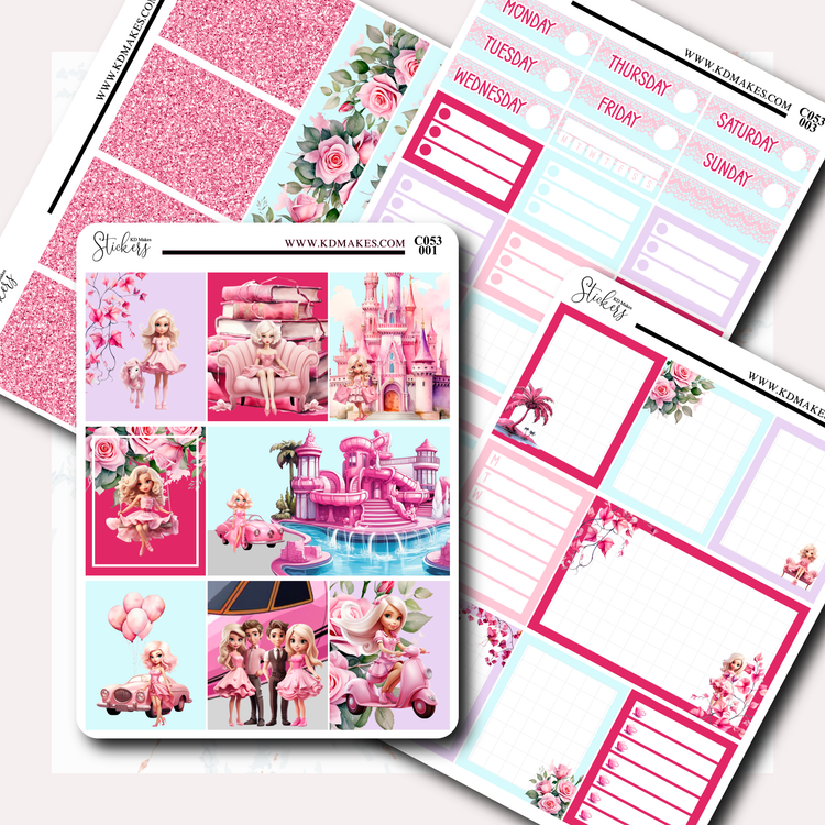 Pink World - Weekly Vertical Kit