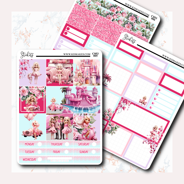 Pink World - B6 Weekly Kit