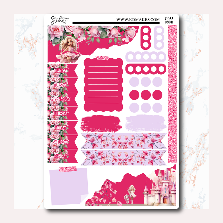 Pink World - Journaling Kit with Date Covers