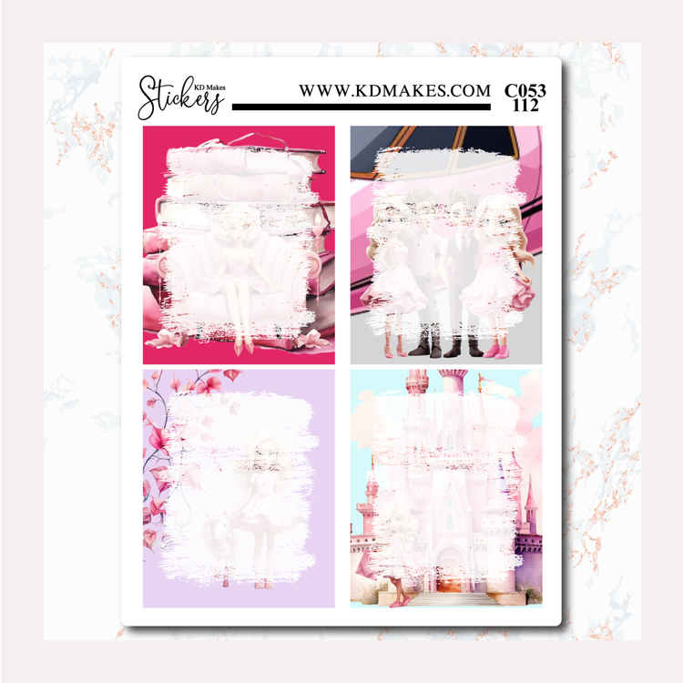 PINK WORLD - Standard Vertical - Full Box with Deco Background