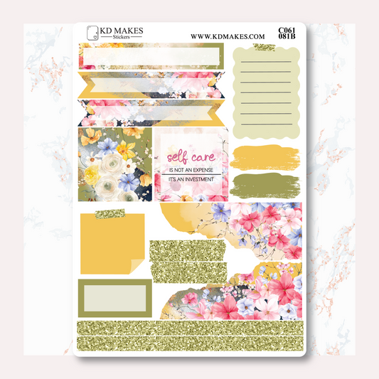 PLANNERMONKEYCO SELF CARE ISN'T SELFISH COLLAB - DAILY JOURNALING KIT