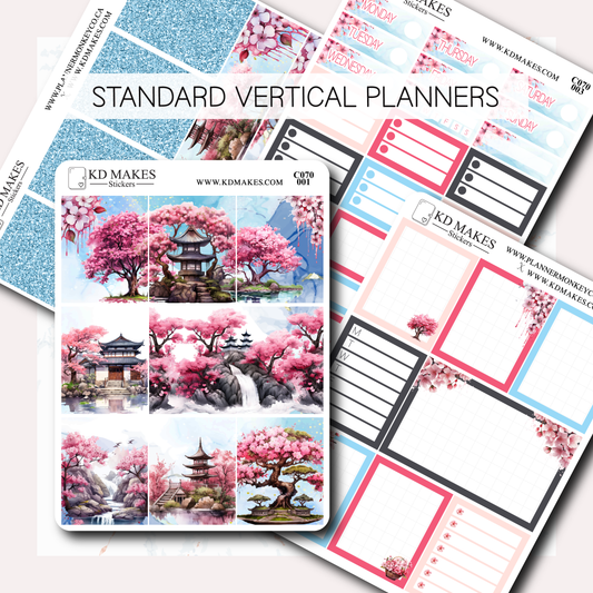 C070 | Cherry Blossom | Weekly Vertical Kit