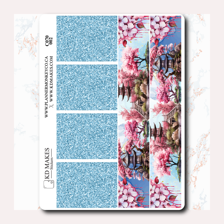 C070 | Cherry Blossom | Weekly Vertical Kit