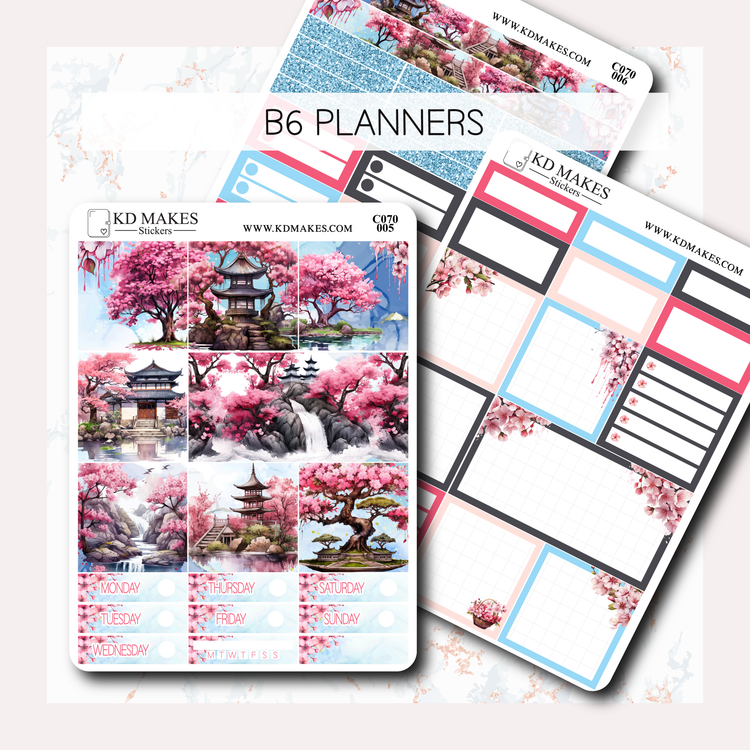 C070 | Cherry Blossom | B6 WEEKLY KIT