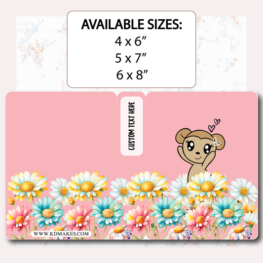 C073 051 | COLOURFUL DAISIES | STICKER ALBUM | A PMC COLLAB