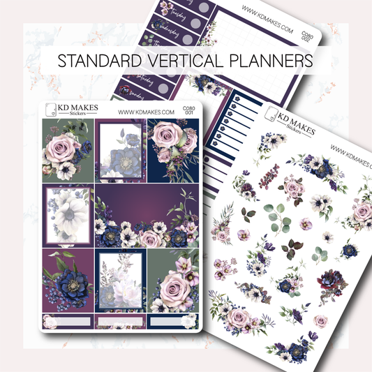 C080 | FLORALS | WEEKLY VERTICAL KIT