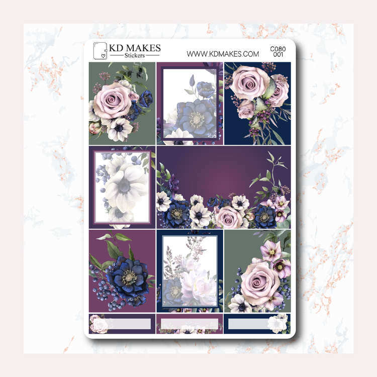 C080 | FLORALS | WEEKLY VERTICAL KIT