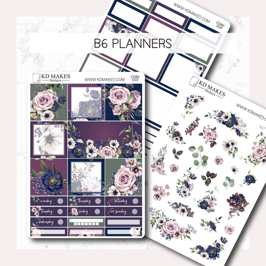 C080 | FLORALS | B6 WEEKLY KIT