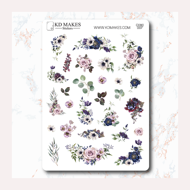 C080 | FLORALS | WEEKLY VERTICAL KIT