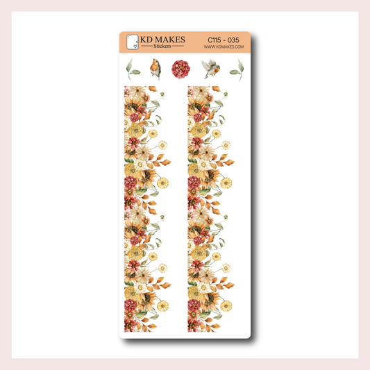 C115 | A5 Bottom Faux Washi Sticker