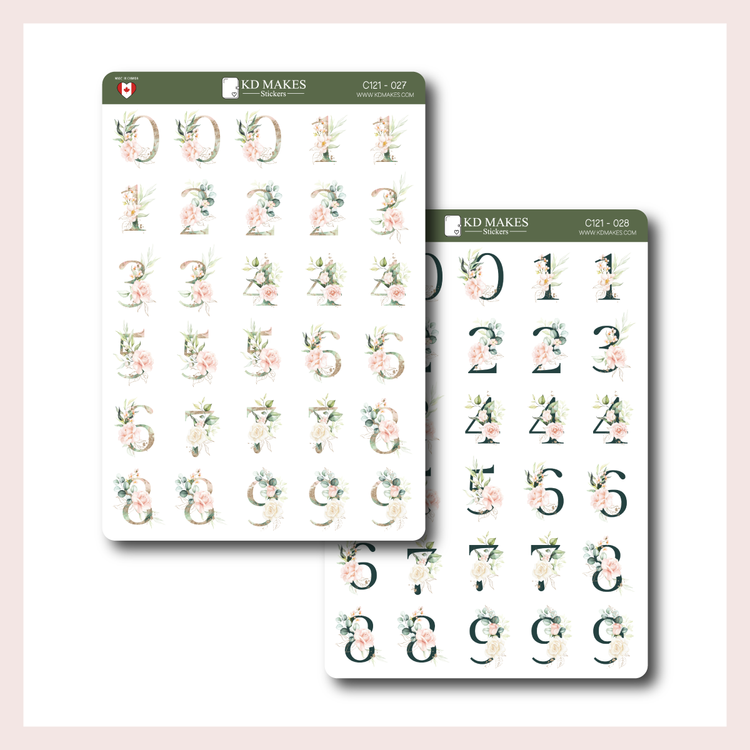 C121 | Decorative Numbers