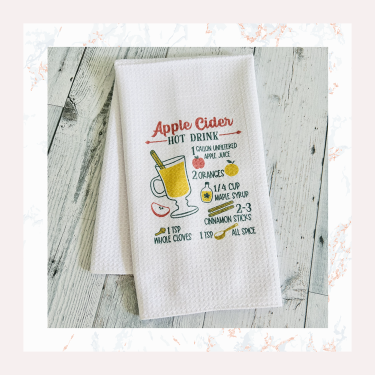 Apple Cider Recipe - Kitchen Towel