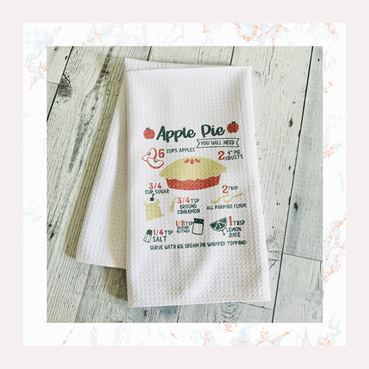 Apple Pie Recipe - Kitchen Towel