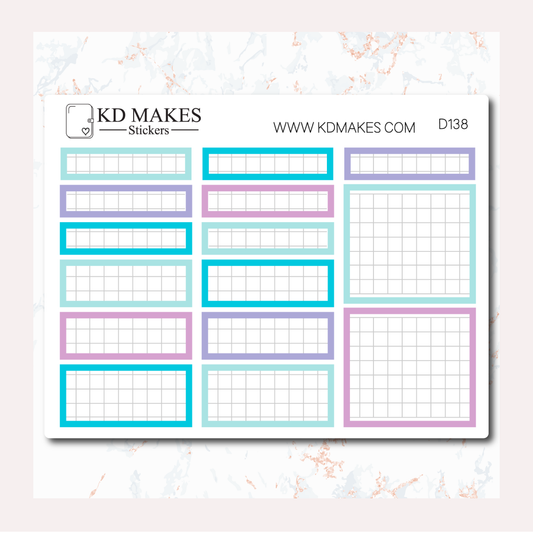 1.3" WIDE | GRID FUNCTIONAL BOXES | MADE IN CANADA MARCH 2024 COLOUR PALETTE