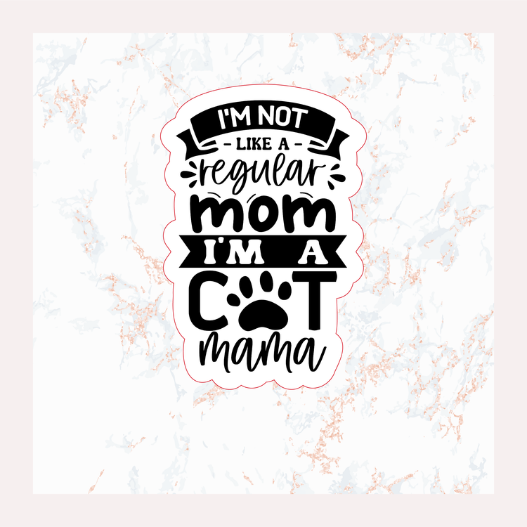 CAT MAMA | SINGLE STICKER