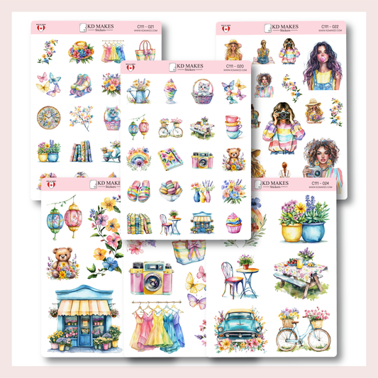 C111 | Pastel Summer Party | Deco Bundle