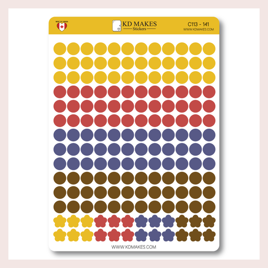 C113 | Circle Dots - 0.3"