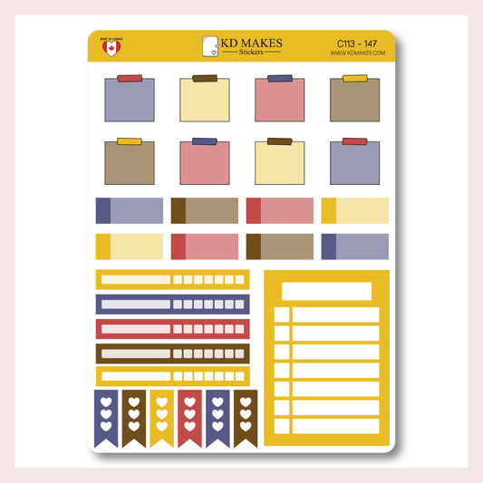 C113 | Hobonichi Weeks - Functional Sheet