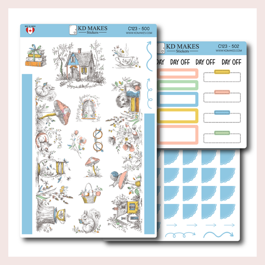 C123 | A5 HOBONICHI COUSINS MONTHLY