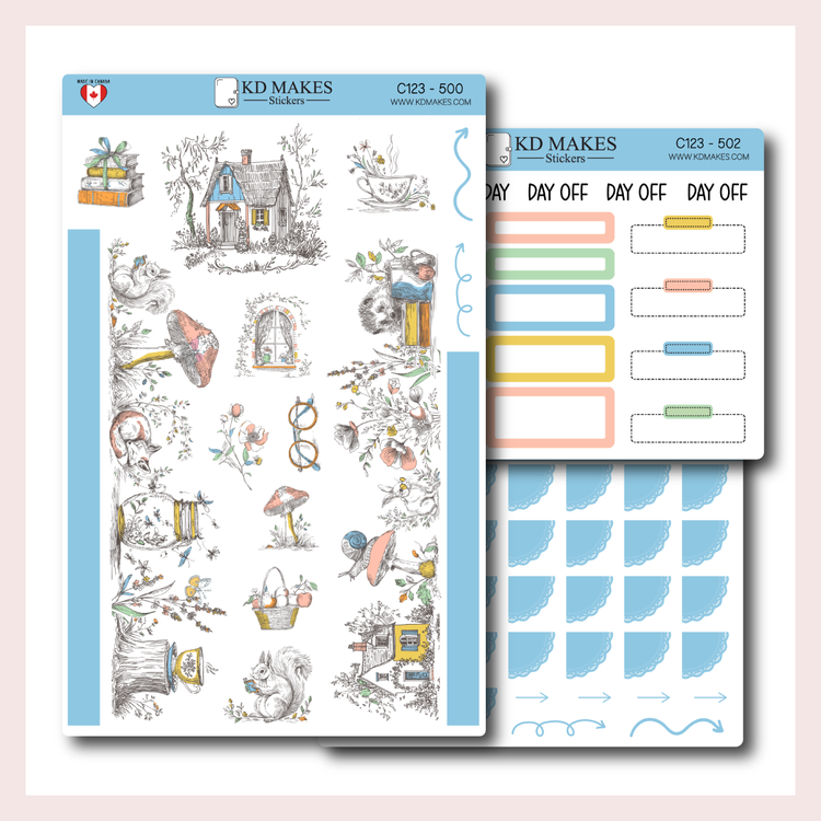 C123 | A5 HOBONICHI COUSINS MONTHLY