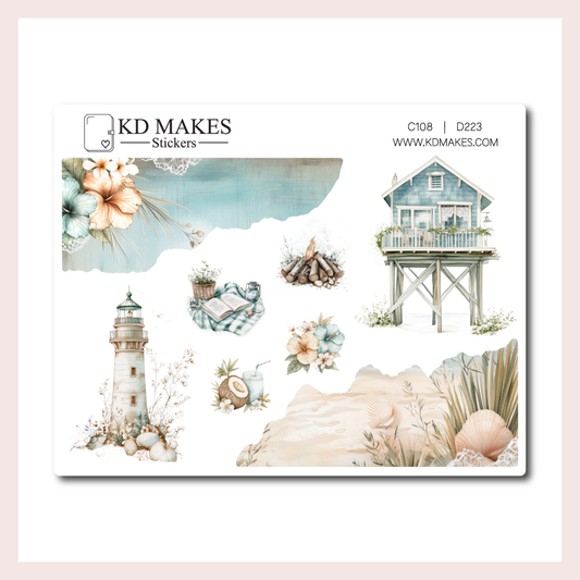 C108 - D223 | Beach & Ocean Vibes | DECO