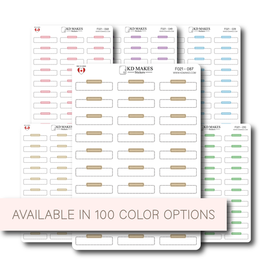 Label Stickers | 1.5” Wide | Appointment & Task | Minimal Functional Boxes