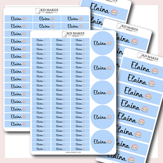 Personalized School Labels | Name Labels for School Supplies
