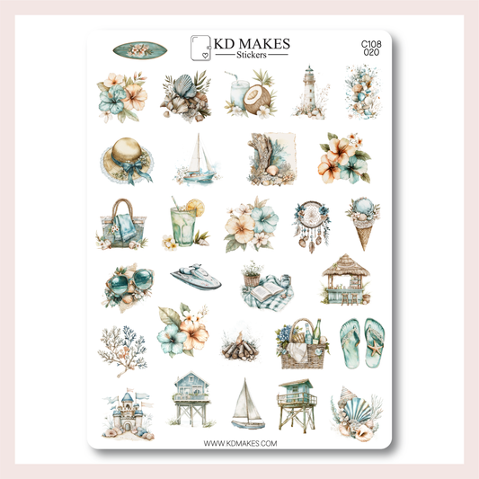 C108 | Beach & Ocean Vibes | Deco Bundle