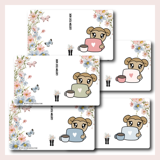 C106 051-055 | A PlannerMonkeyCo (PMC) x KDM Collab | STICKER ALBUM
