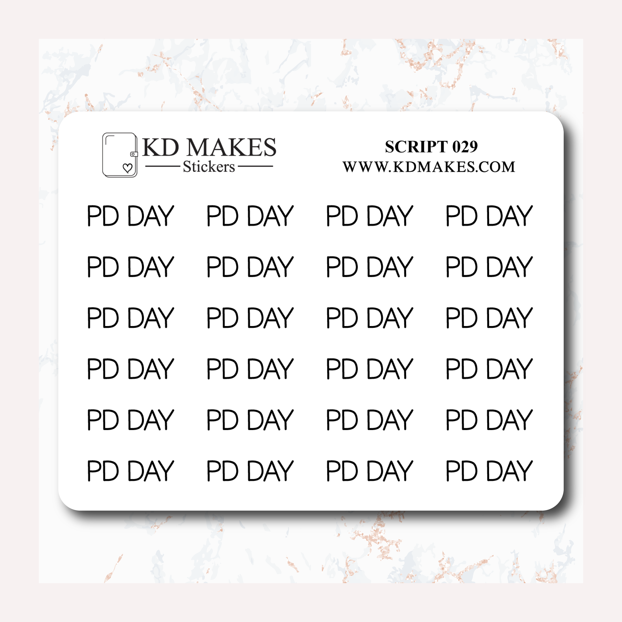 PD DAY - SCRIPT 029 – KD Makes Limited