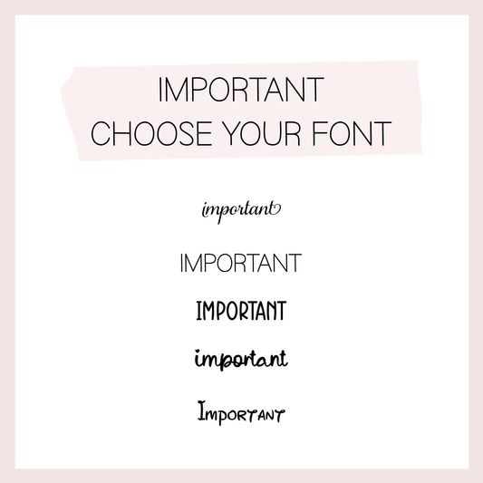 Important | Script Sticker