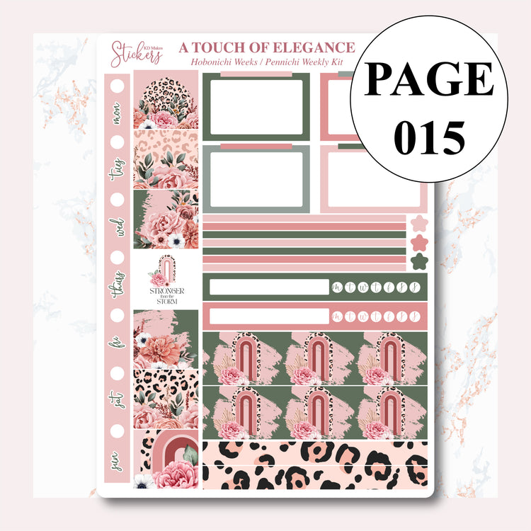A Touch of Elegance Hobonichi Weeks / Pennichi Weekly Kit
