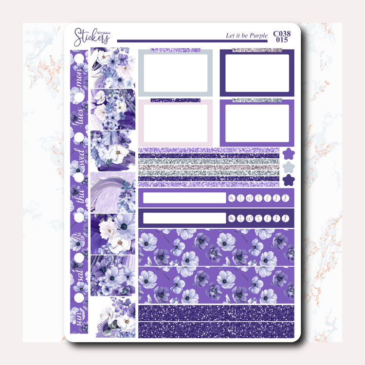 Let it be Purple Hobonichi Weeks / Pennichi Weekly Kit