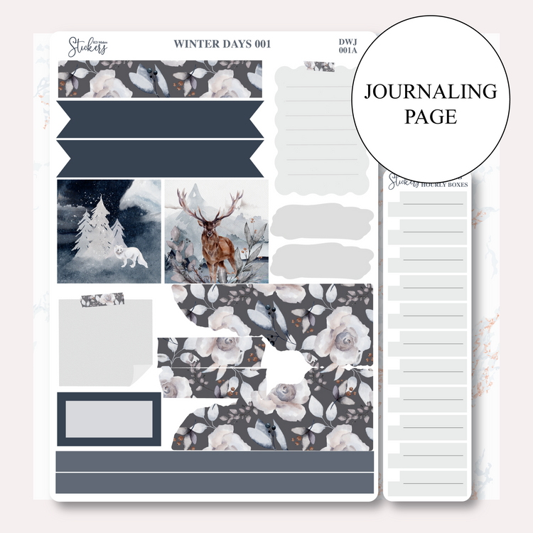 Winter Days - Daily Journaling Kit