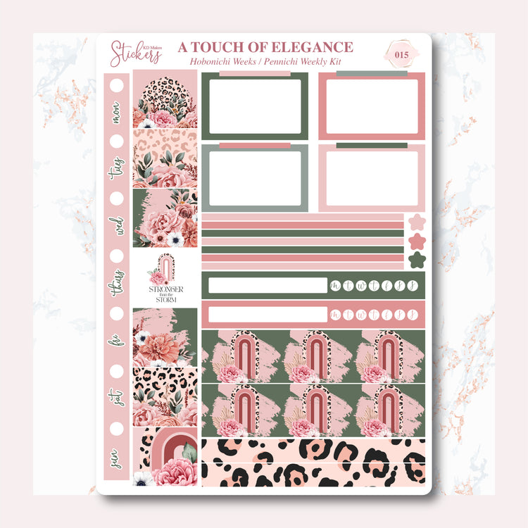 A Touch of Elegance Hobonichi Weeks / Pennichi Weekly Kit
