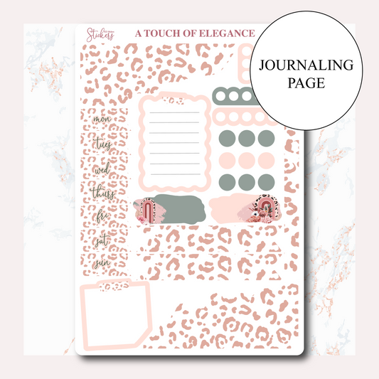 A Touch of Elegance - Journaling Kit with Date Covers