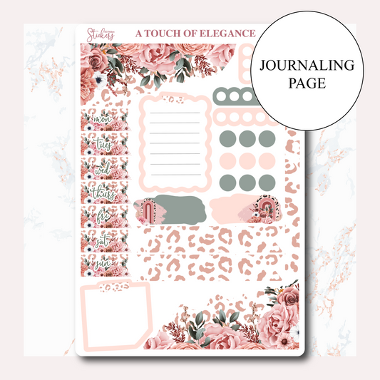 A Touch of Elegance - Journaling Kit with Date Covers