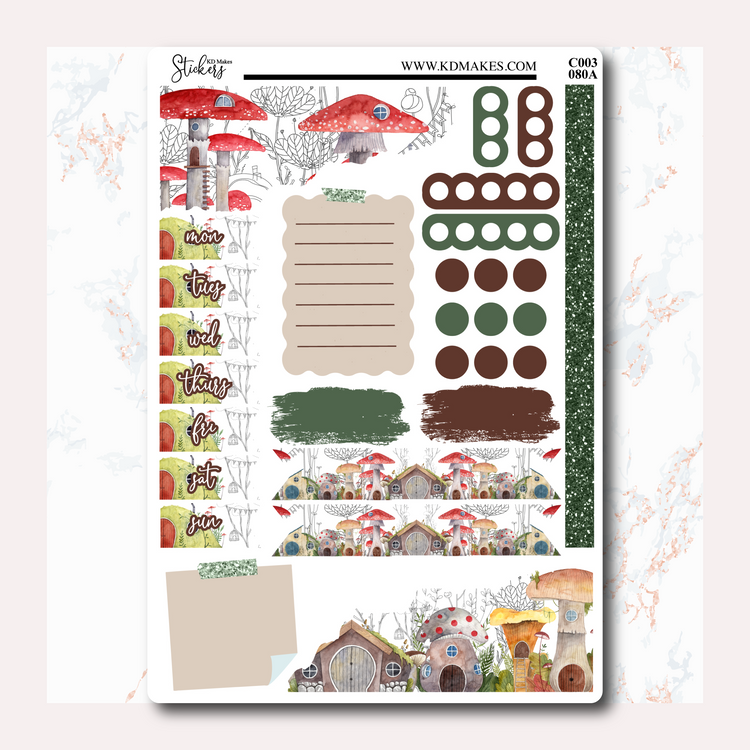 Mushroom Capital - Journaling Kit with Date Covers