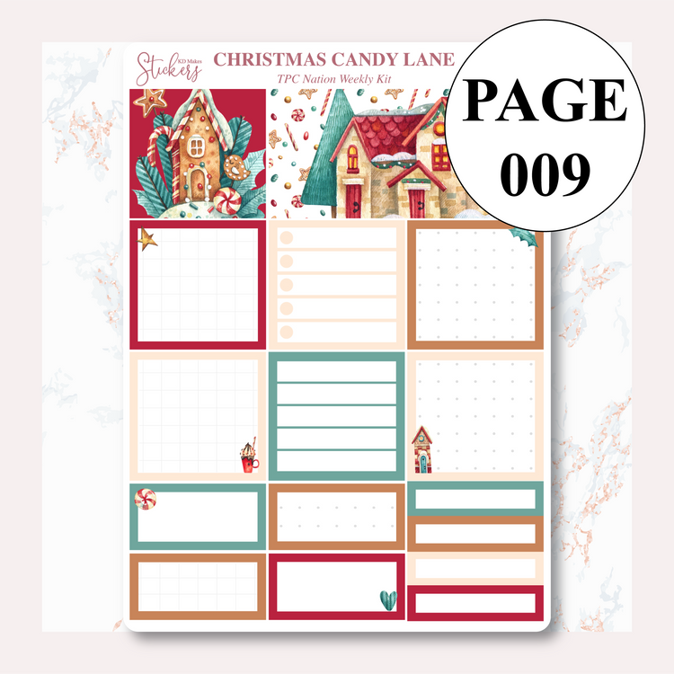 Christmas Candy Lane Academic Weekly Kit