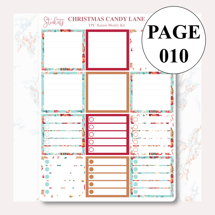 Christmas Candy Lane Academic Weekly Kit