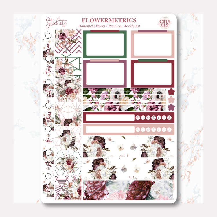 Flowermetrics Hobonichi Weeks / Pennichi Weekly Kit