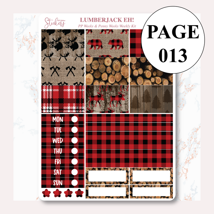Lumberjack Eh! PP Weeks & Penny Weeks Weekly Kit